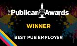 Publican Awards Winner - Best Pub Employer