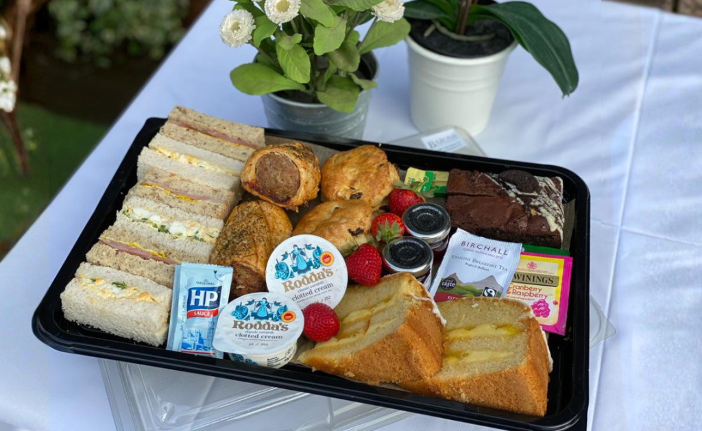 Takeaway afternoon tea