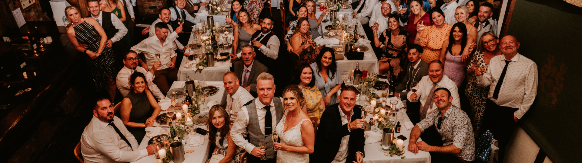Your wedding day in a medieval barn
