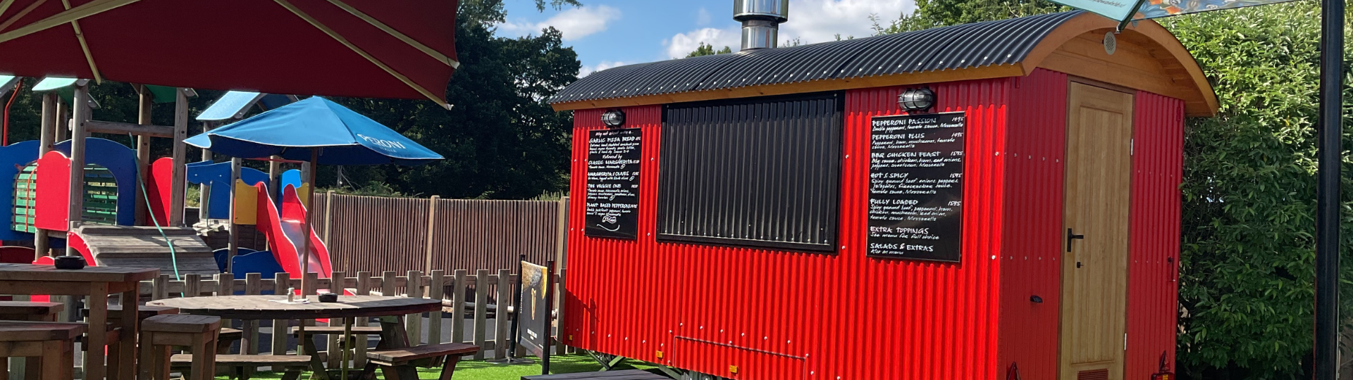 Pizza at The Rose & Crown — the Shack and the Feast